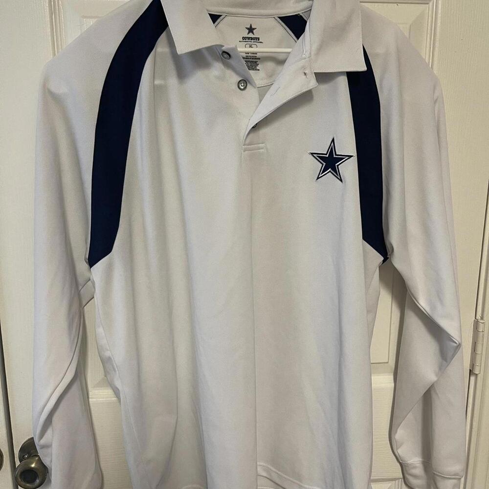 Dallas Cowboys Authentic Apparel Long Sleeve Polo – Size XL (New, No Tag)